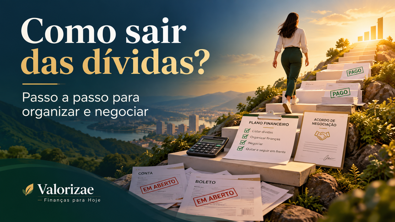Como sair das dívidas: passo a passo para organizar e negociar