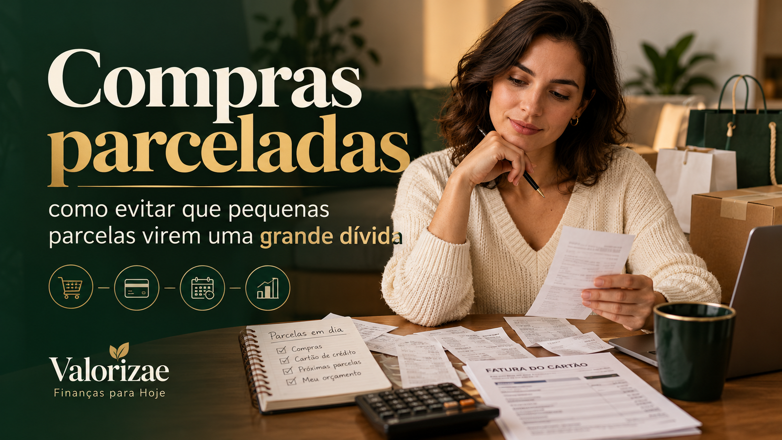 Compras parceladas: como evitar que pequenas parcelas virem uma grande dívida