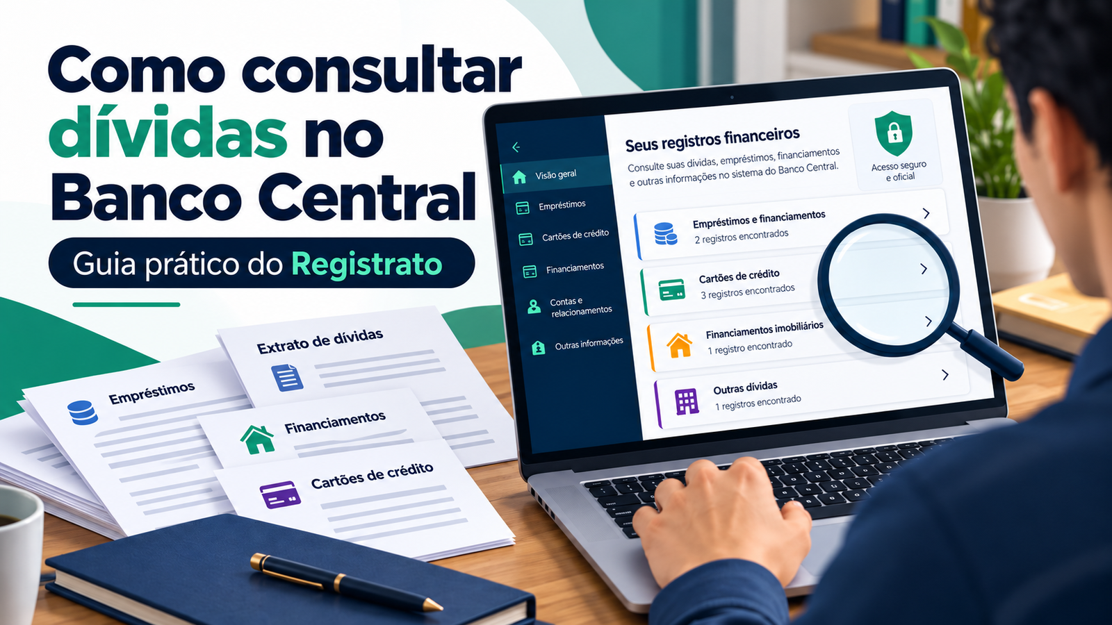 Registrato: como consultar suas dívidas no Banco Central e usar o relatório antes de negociar